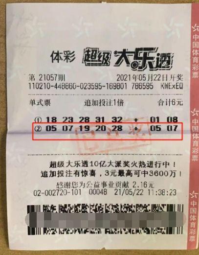 大乐透开奖号码5,5号号码闪耀登场，幸运之光闪耀你我